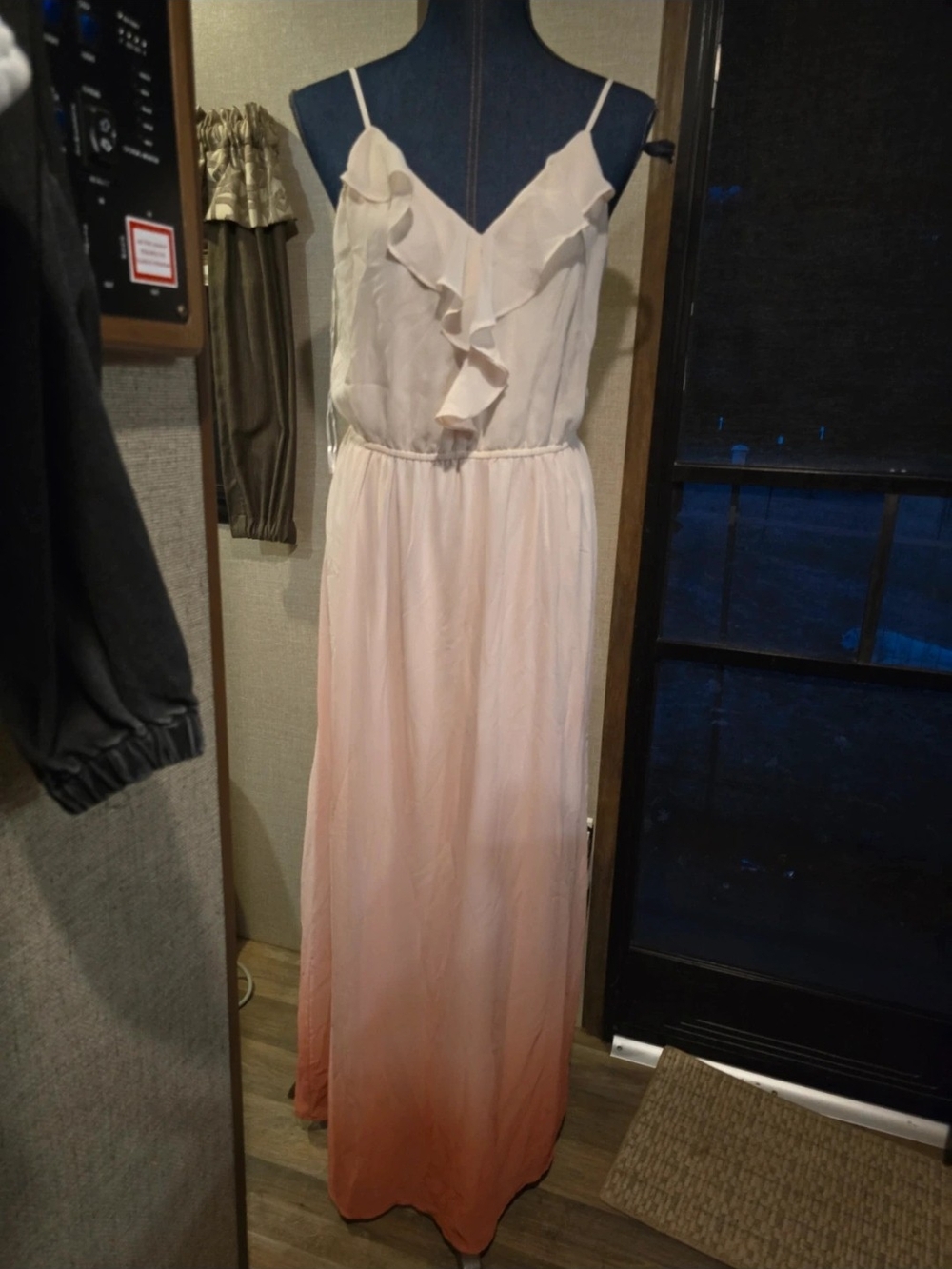 LC Lauren Conrad Light Pink Sundress with Ruffle Detail
